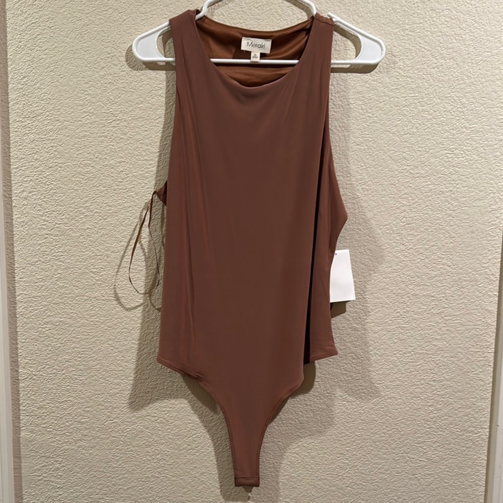 Meraki Copper Sleeveless Bodysuit
